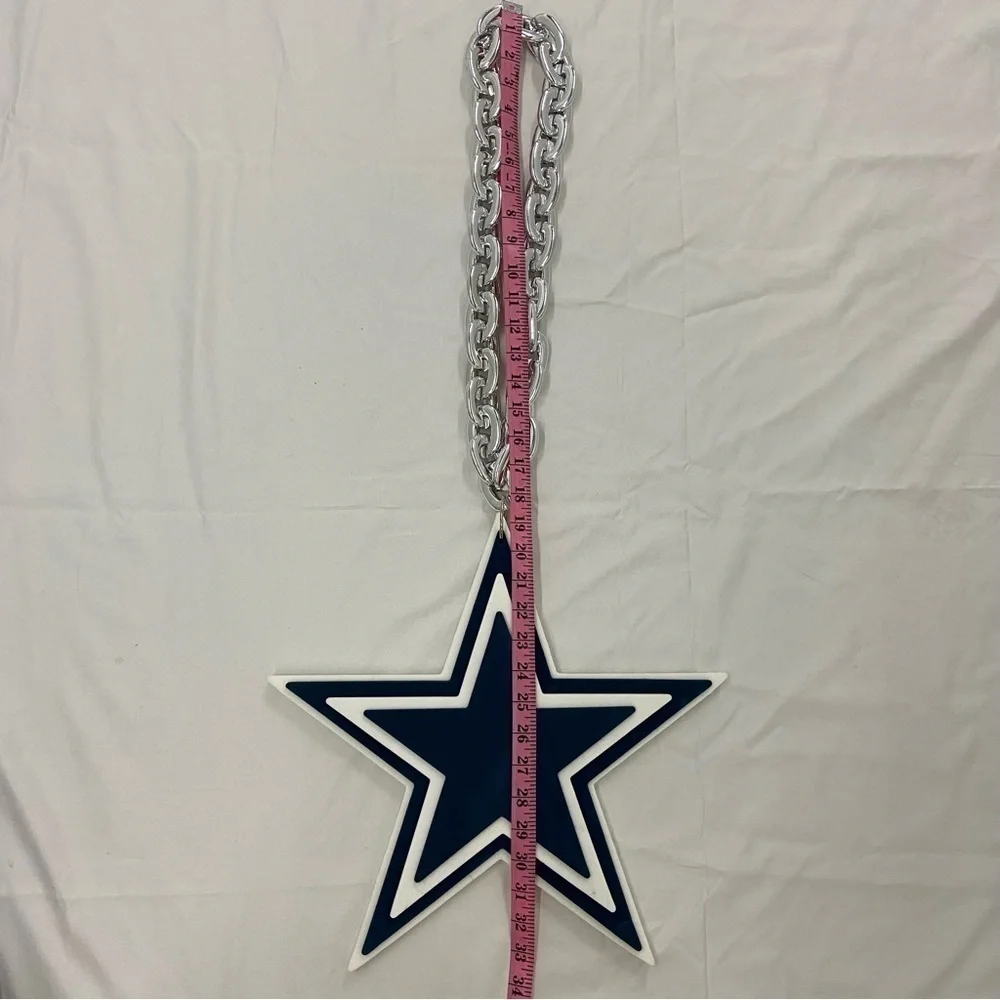 NFL DALLAS COWBOYS TEAM Baja Backpack and Neck Chain Star Sporty Football Fan